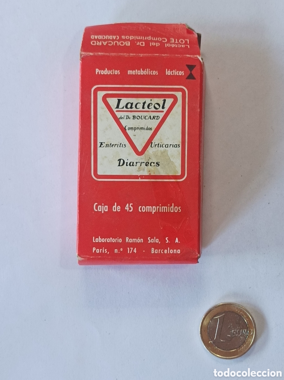 Segunda mano: LACTEOL DEL DR. BOUCARD. MEDICAMENTO ANTIGUO.