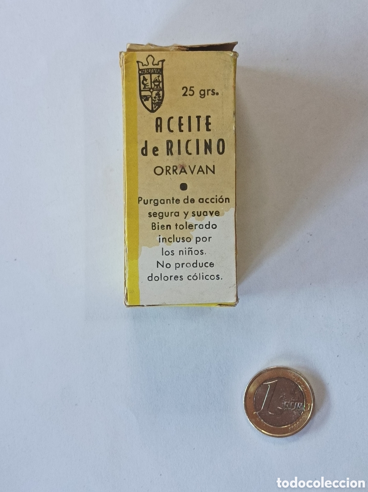 Seconda Mano: ACEITE DE RICINO ORRAVAN. MEDICAMENTO ANTIGUO.