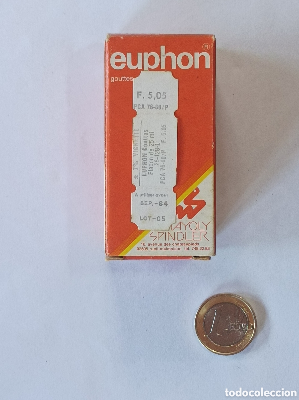 Segunda mano: EUPHON. SPINDLER. MEDICAMENTO ANTIGUO. - Foto 2