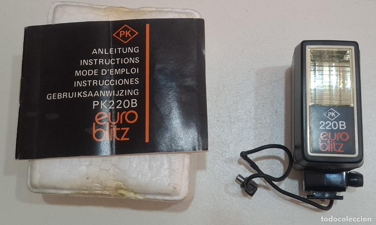 Segunda mano: FLASH EUROBLITZ PK 220B, EN SU CAJA ORIGINAL, MADE IN JAPAN