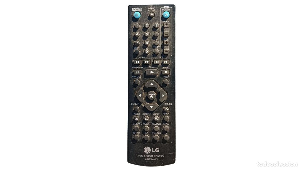 Segunda mano: MANDO A DISTANCIA LG - DVD REMOTE CONTROL (AKB35840202)