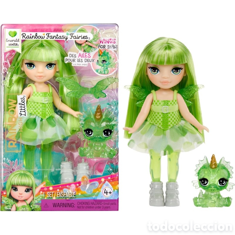 Second-Hand: Mu&ntilde;eca Rainbow High Littles - Emerald Hunter Grado A