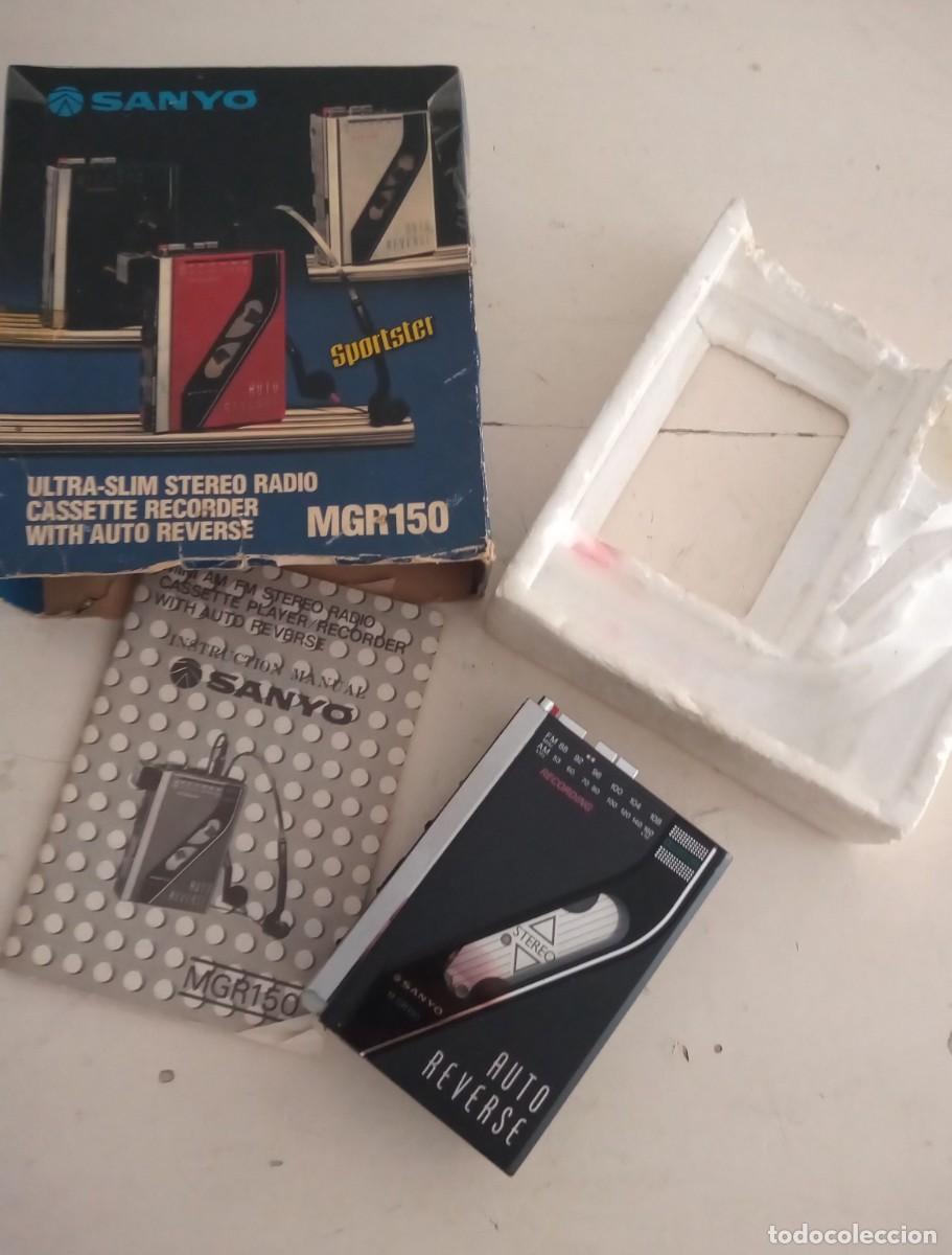 Segunda mano: WALKMAN SANYO MGR150 RADIO CASETTE VINTAGE 1988