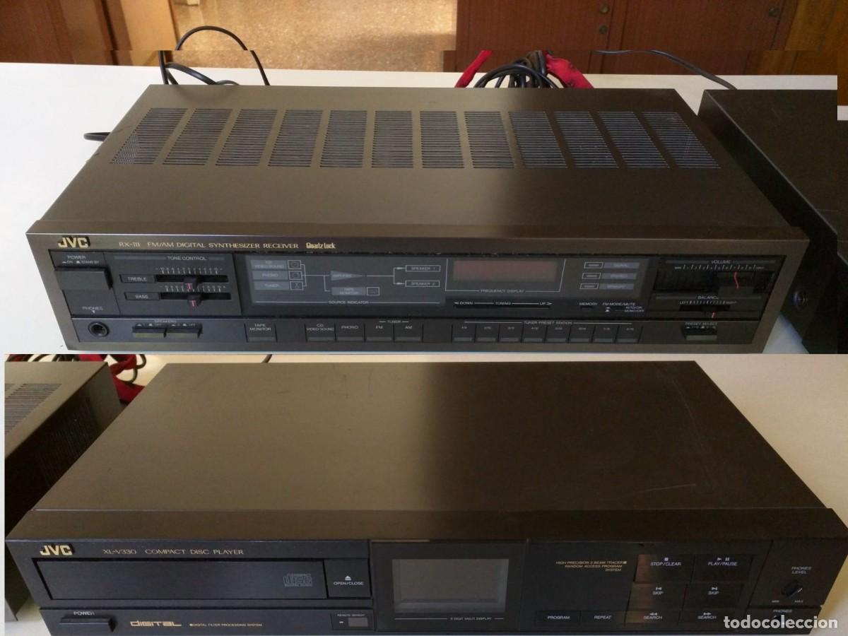 Segunda mano: EQUIPO AUDIO JVC RX111 XLV330 MANDO ORIGINAL