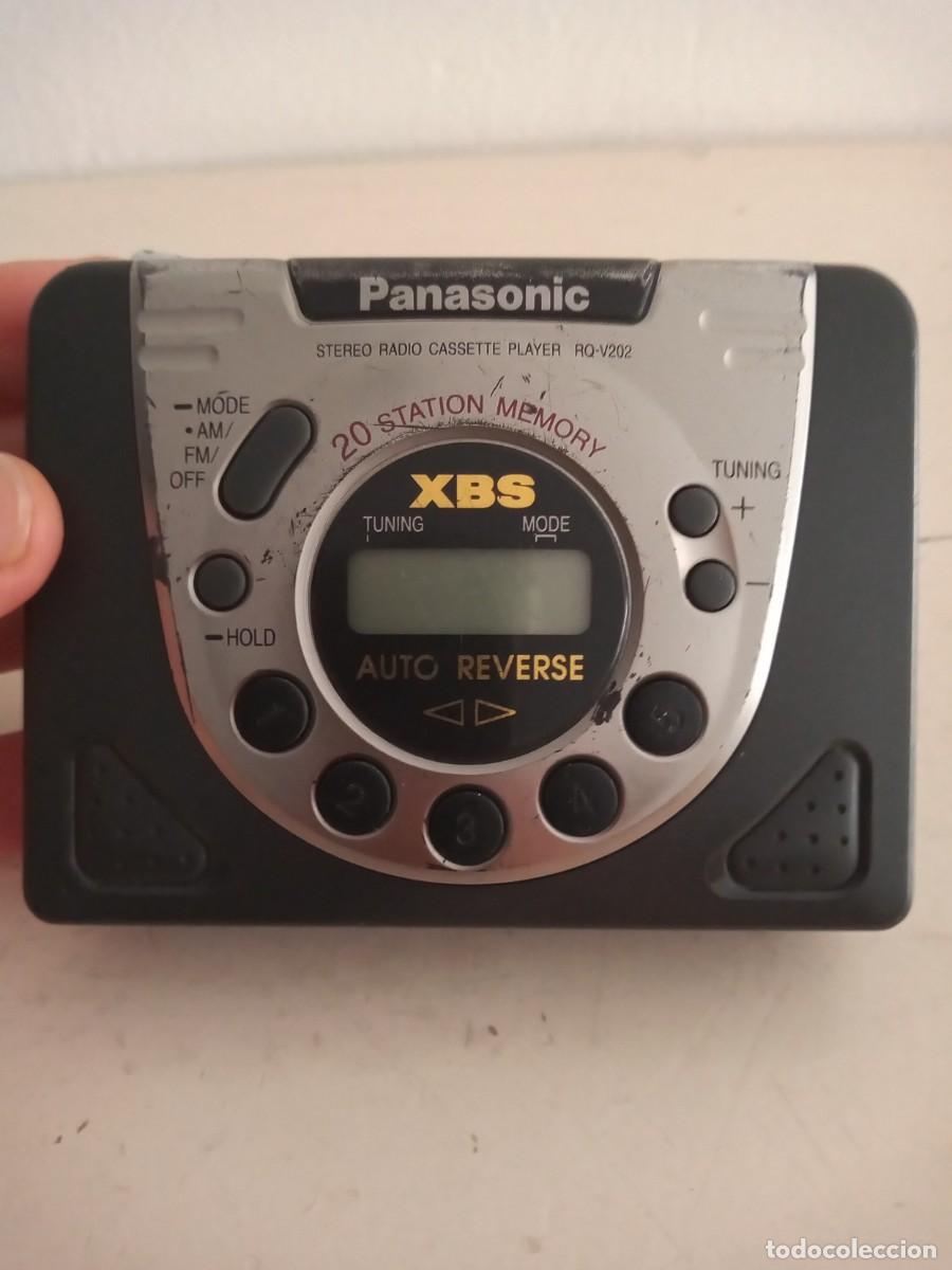 Segunda mano: WALKMAN PANASONIC RQ V202 RADIO XBS VINTAGE