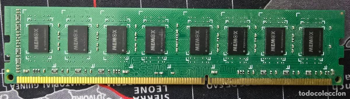 Segunda mano: Memoria RAM Memox 4GB DDR3 1333MHz DIMM CL9 Grado A