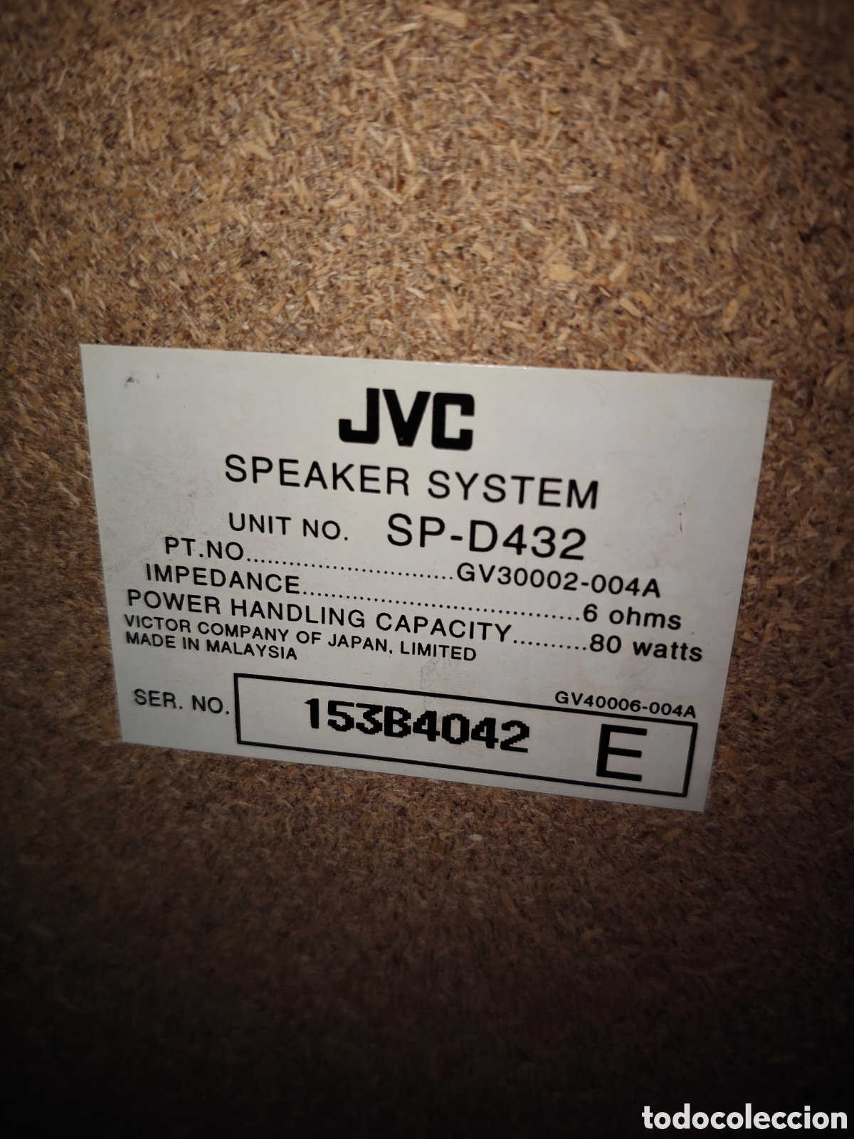 Segunda mano: Altavoces JVC speaker system SP-D432 - Foto 8