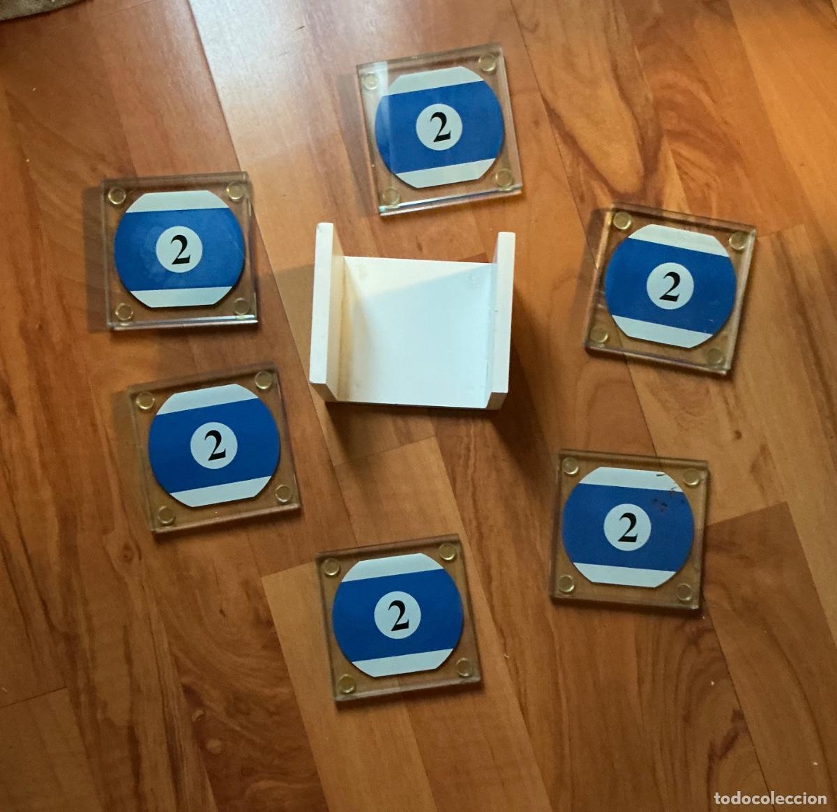Segunda mano: 6 posavasos estilo bolas de billar. - Foto 1