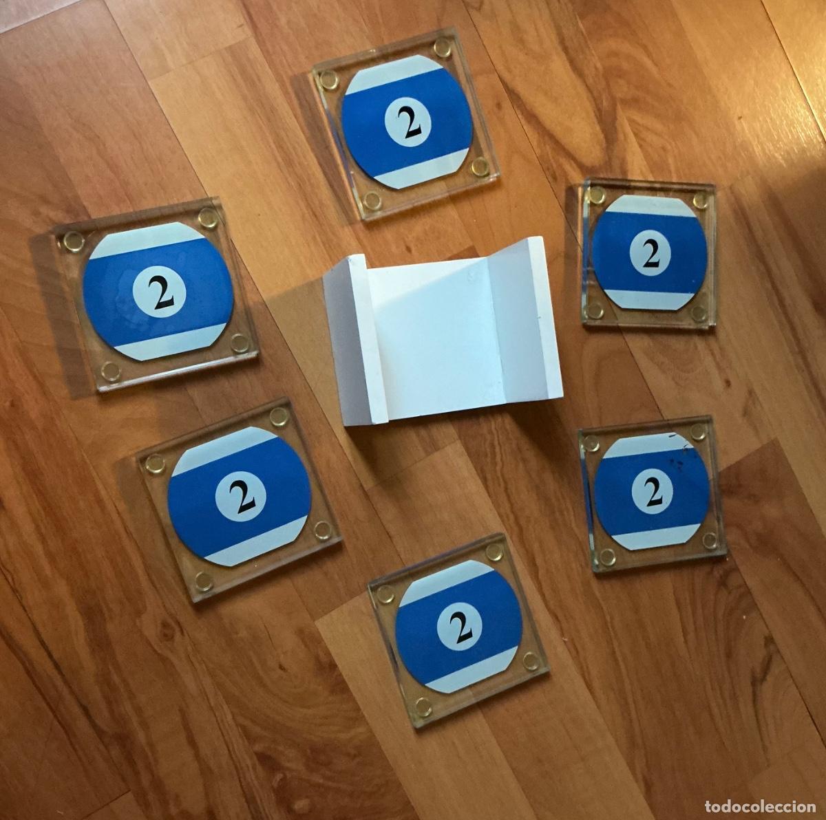 Segunda mano: 6 posavasos estilo bolas de billar. - Foto 2