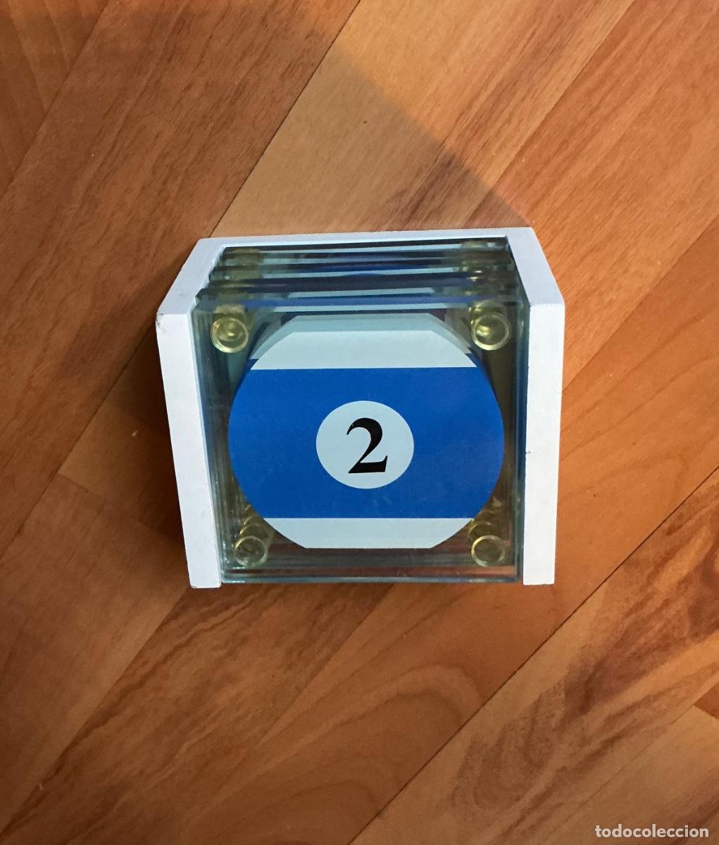 Segunda mano: 6 posavasos estilo bolas de billar. - Foto 4