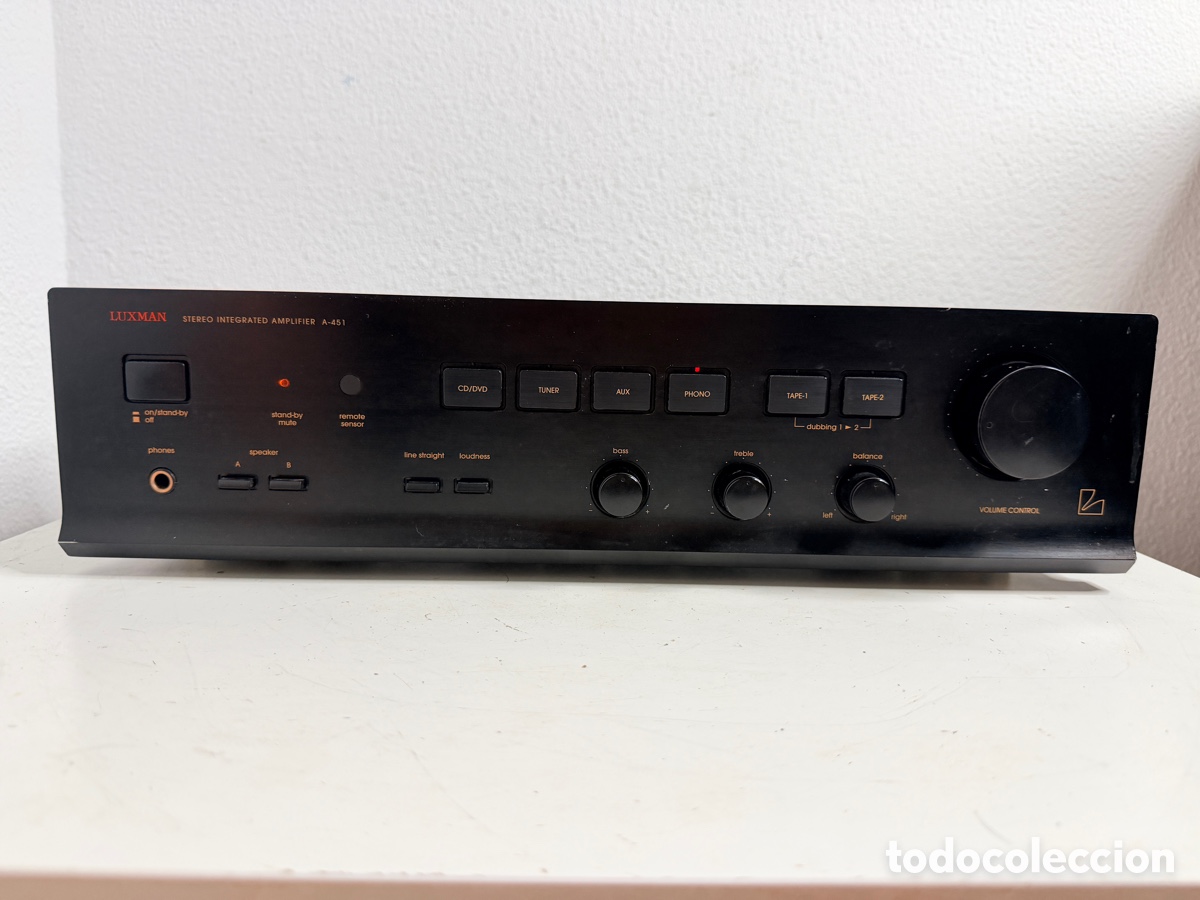Segunda mano: Luxman A-451 Stereo Integrated Amplifier Hifi Vintage Funciona Ok