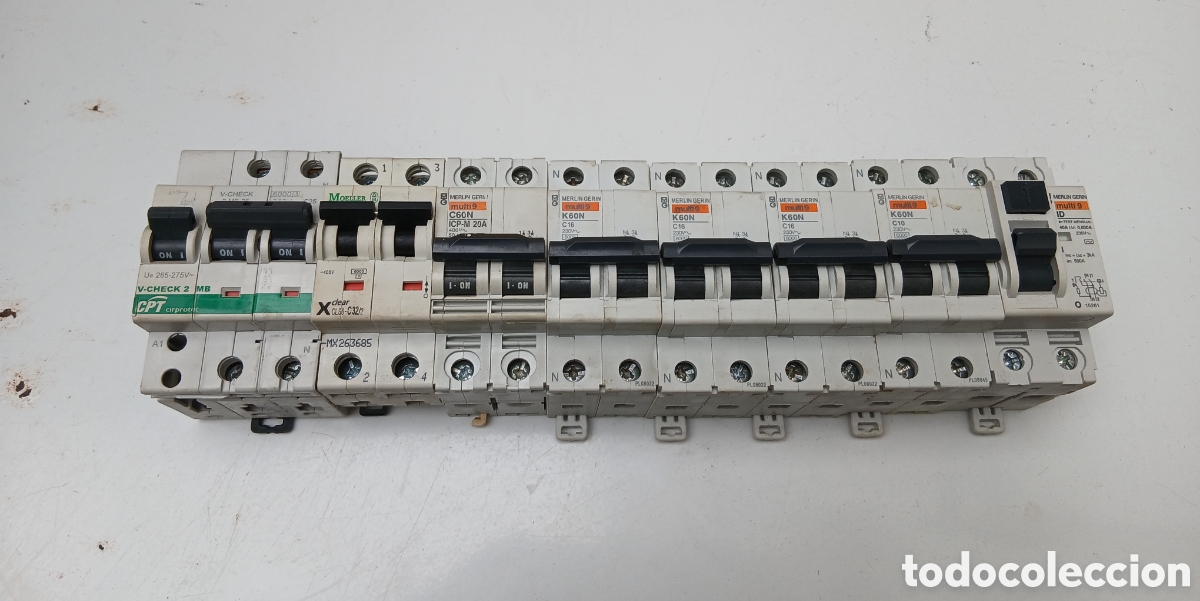 Segunda mano: 8 mecanismos electricos contador - Foto 1