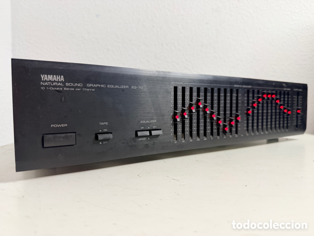 Segunda mano: Yamaha EQ-70 Natural Sound 10-Band Stereo Graphic Equalizer 1990