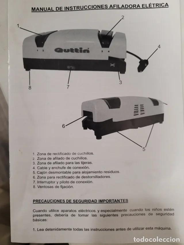 Segunda mano: Afilador El&eacute;ctrico Quttin Cuchillos y Tijeras
