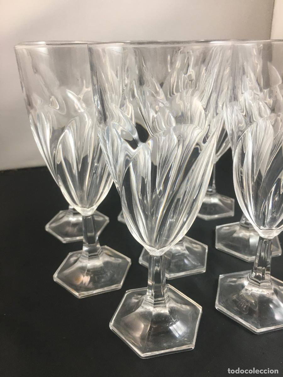 Segunda mano: Lote 8 copas de cristal. Cristal D&acute;arques. Modelo Orsay. - Foto 3