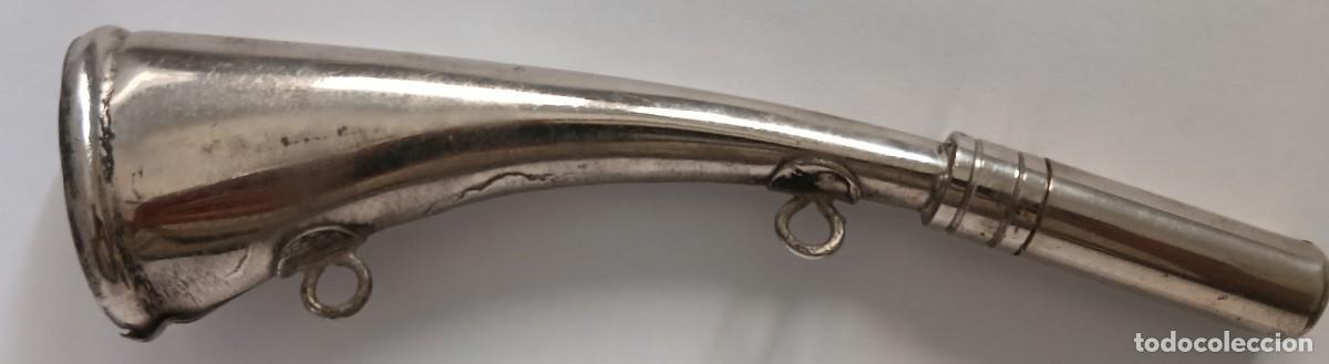 Segunda mano: CORNETA DE CAZA DE 18 CM. DE LONGITUD