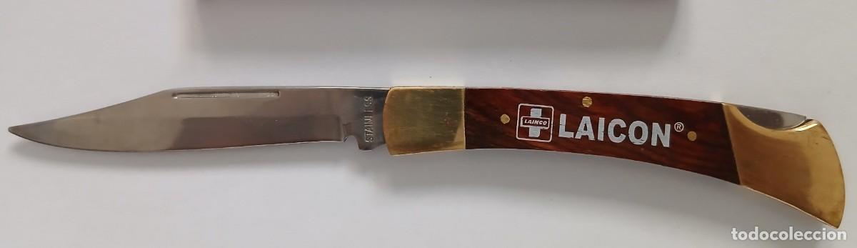 Segunda mano: (1)NAVAJA DE 19 CM. CON DISPOSITIVO PARA CERRA EN PARTE TRASERA