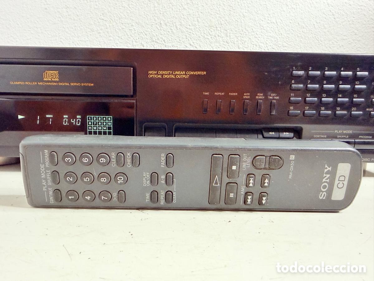 Segunda mano: Sony CDP-461 Compact Disc Player Hifi CD Player Vintage Funciona Ok - Foto 2