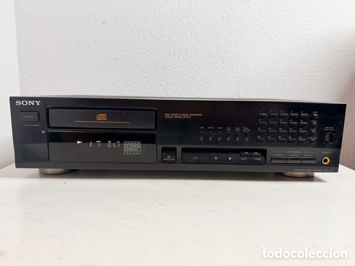 Segunda mano: Sony CDP-461 Compact Disc Player Hifi CD Player Vintage Funciona Ok - Foto 4