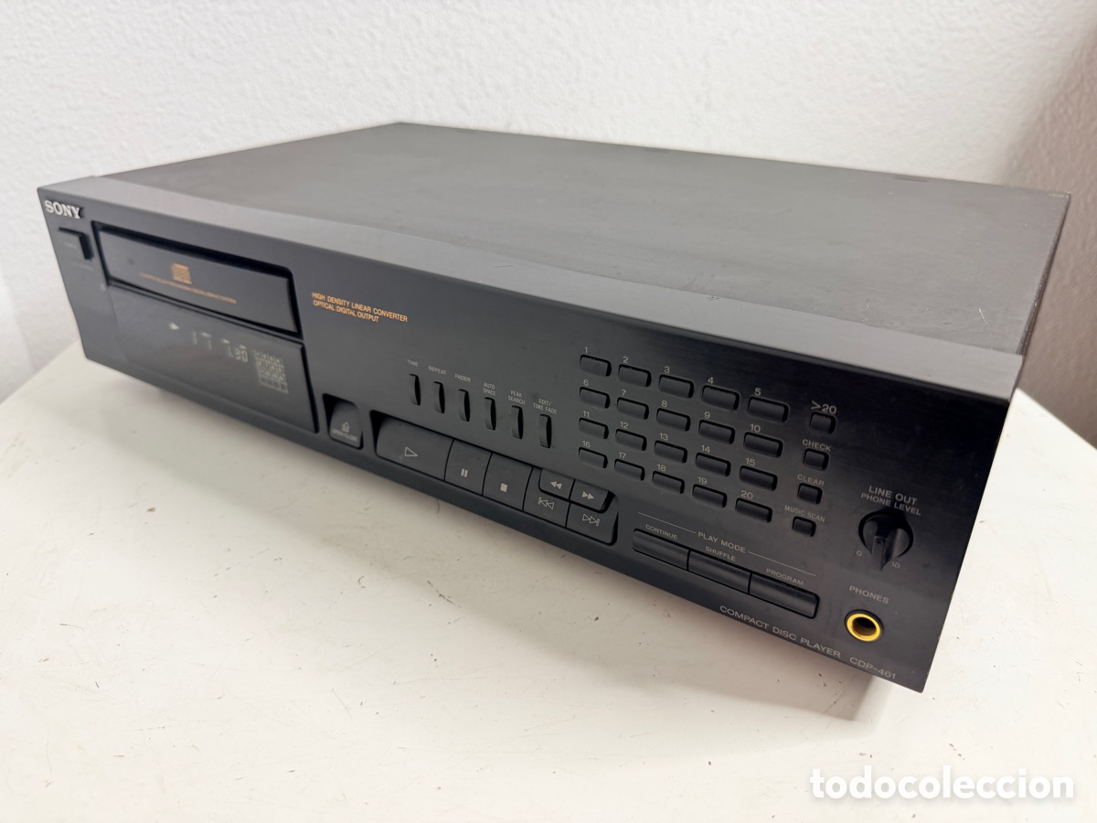 Segunda mano: Sony CDP-461 Compact Disc Player Hifi CD Player Vintage Funciona Ok - Foto 9
