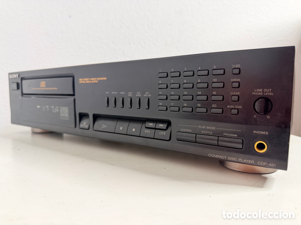 Segunda mano: Sony CDP-461 Compact Disc Player Hifi CD Player Vintage Funciona Ok - Foto 10