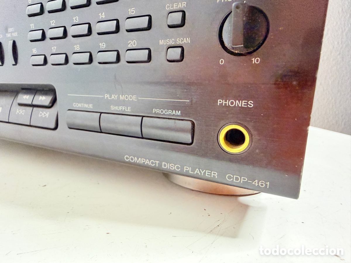 Segunda mano: Sony CDP-461 Compact Disc Player Hifi CD Player Vintage Funciona Ok - Foto 11