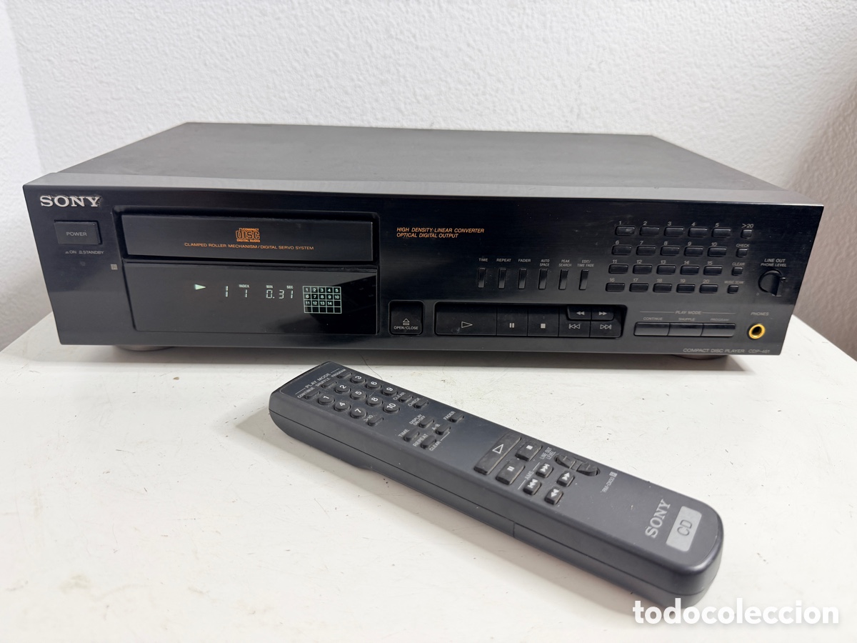Segunda mano: Sony CDP-461 Compact Disc Player Hifi CD Player Vintage Funciona Ok