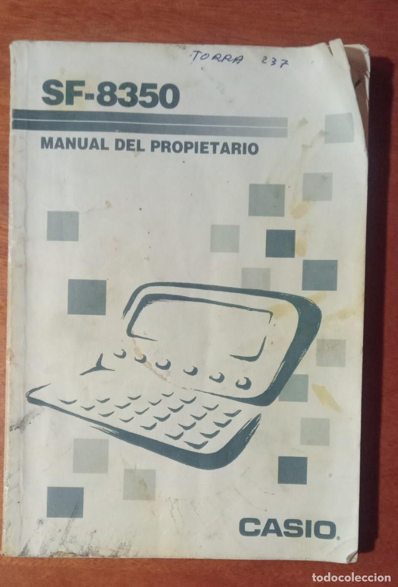 Segunda mano: Manual Agenda Electronica Casio SF-8350