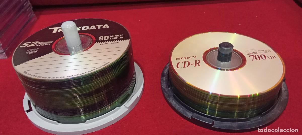 Segunda mano: Pack 180 CD-Rom virgenes Sony-Traxdata-Verbatim - Foto 3