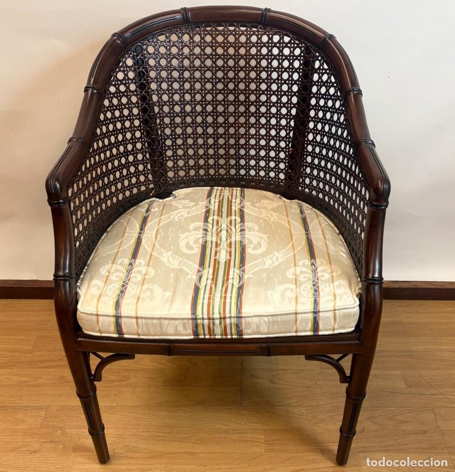Segunda mano: Sill&oacute;n de Madera y Rejilla - Foto 4