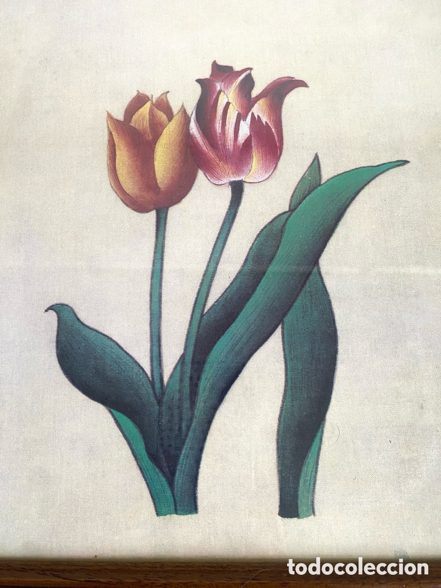 Segunda mano: Cuadro tulipanes pintados - Foto 3