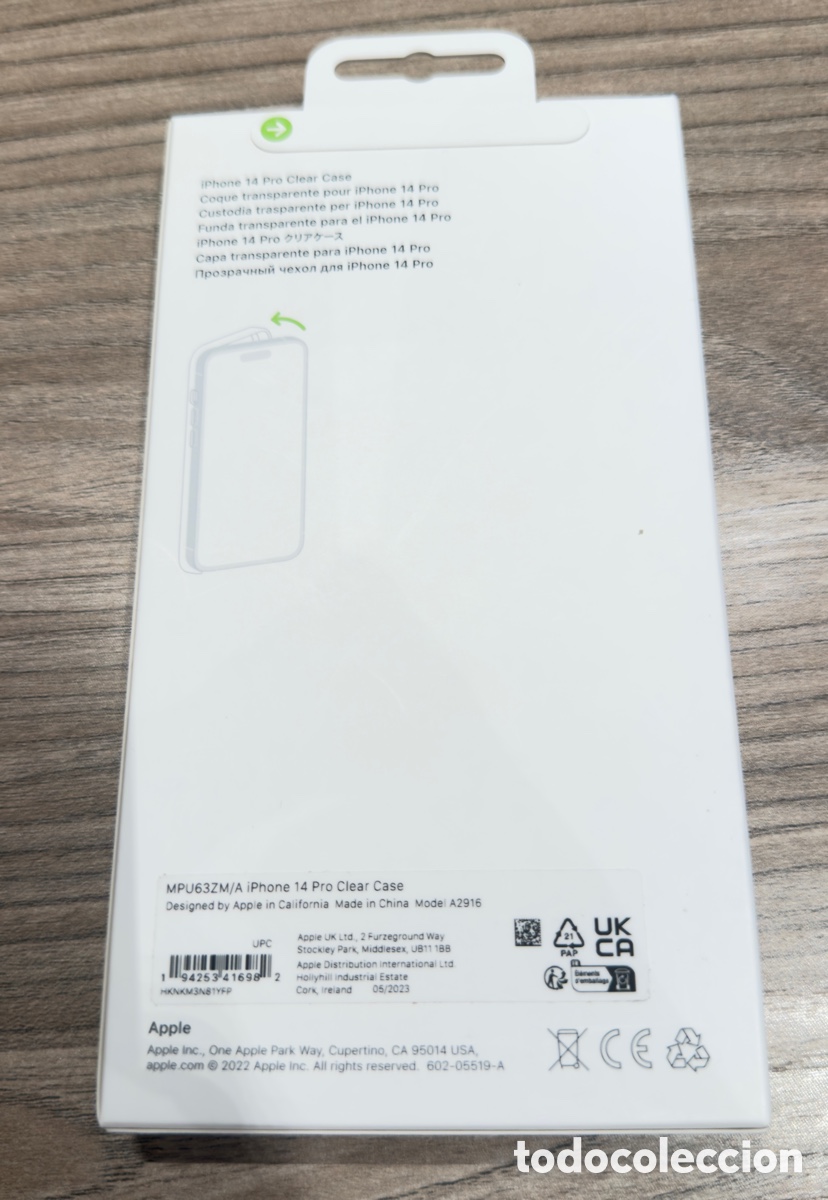 Segunda mano: iPhone 14 Pro - Clear Case - funda transparente - Apple original - nueva precintada - Foto 2