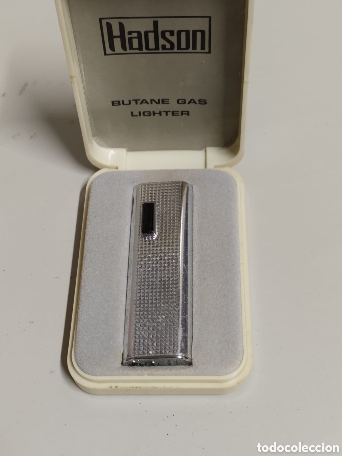 Segunda mano: Antiguo mechero Hadson de gas en su estuche. - Foto 2