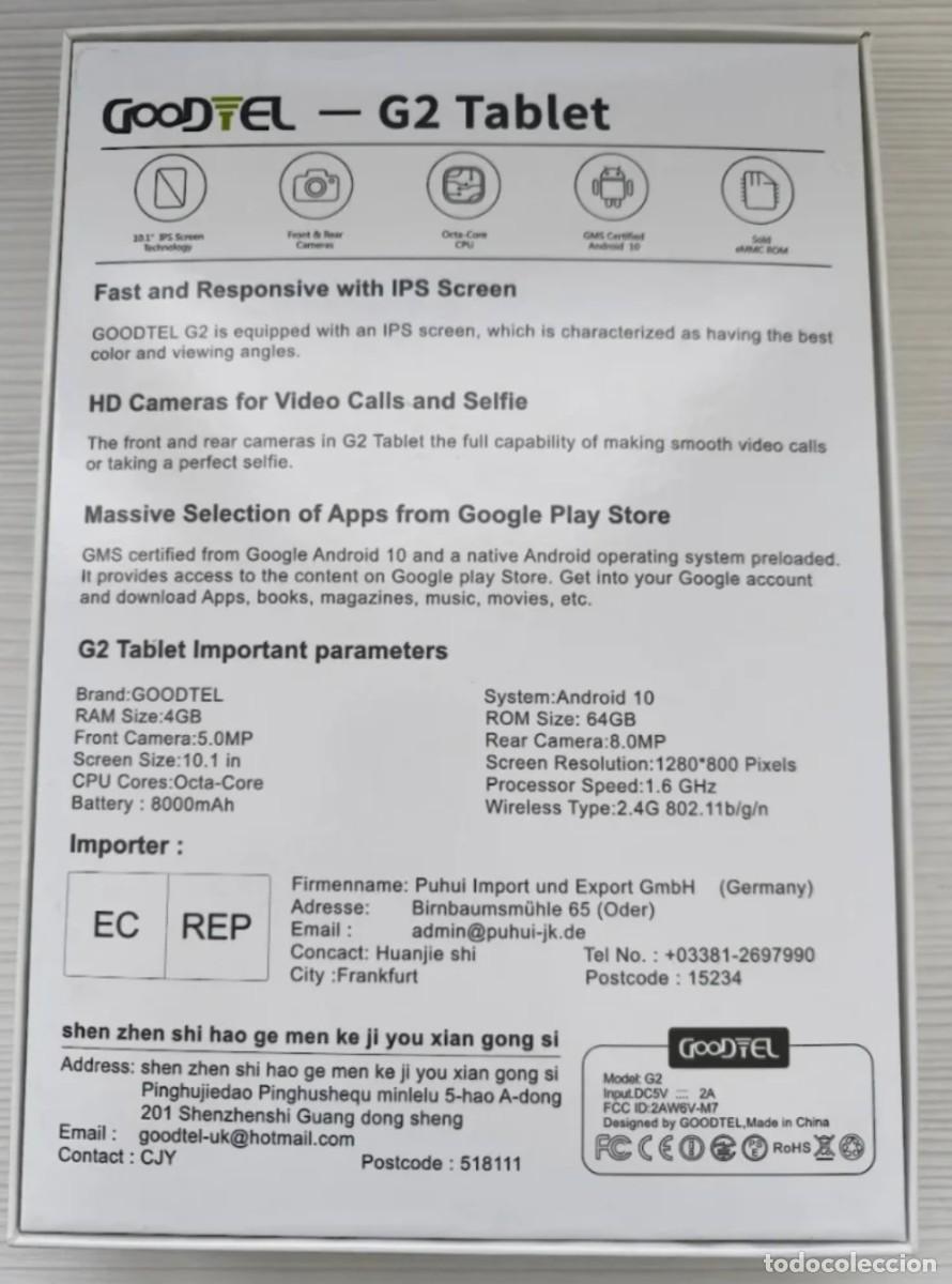 Segunda mano: TABLET GOODTEL G2 CON FUNDA - Foto 7