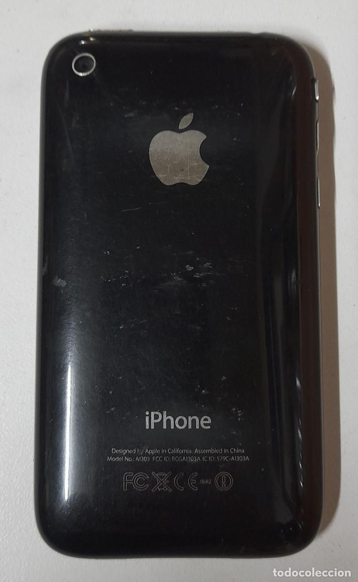 Segunda mano: iPhone 3GS Negro (2009) Vintage - Modelo A1303 - Para Piezas/Restaurar (No probado, Pantalla Rota)