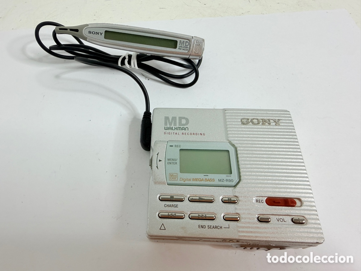 Segunda mano: Sony Minidisc MZ-R90 & Original Sony RM-MZ2S Remote No Funciona