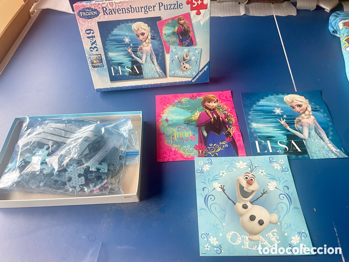 Segunda mano: Puzzle Ravensburger Frozen 3&times;49 piezas