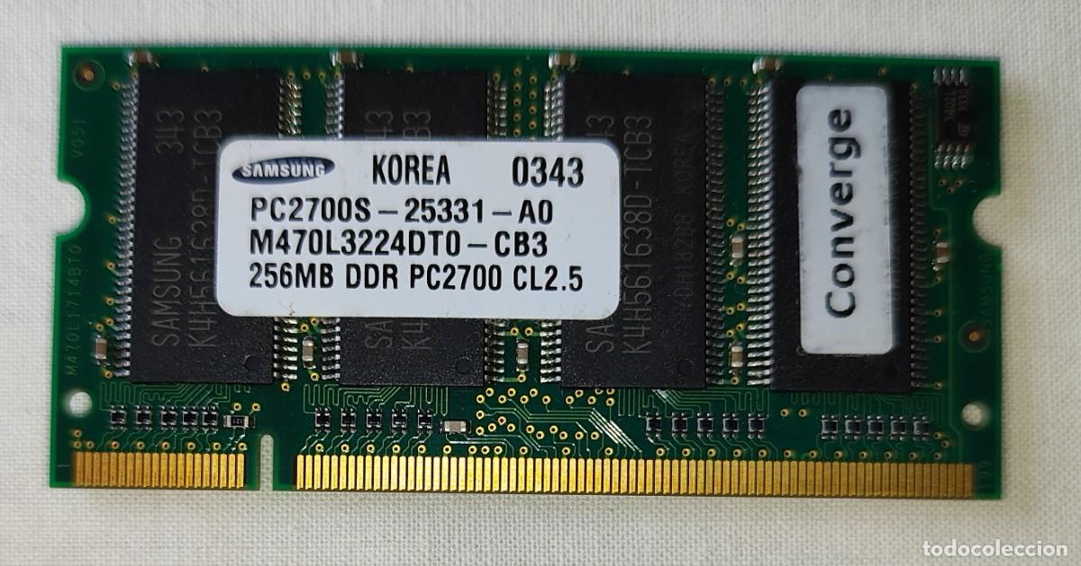 Segunda mano: INFORM&Aacute;TICA VINTAGE (8 M&Oacute;DULOS MEMORIA DDR SO-DIMM). - Foto 7
