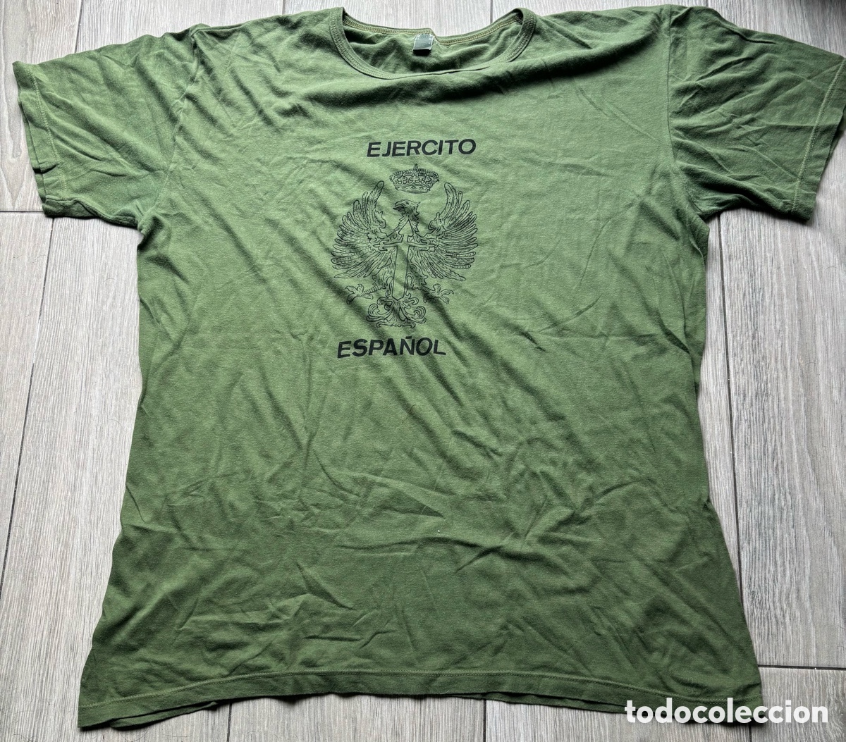 Segunda mano: Camiseta ej&eacute;rcito espa&ntilde;ol a&ntilde;os 90 talla 60
