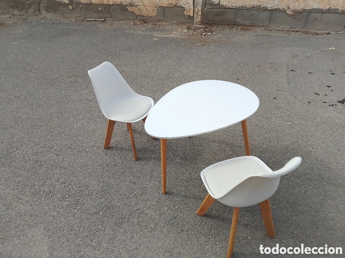 Segunda mano: MESA CON DOS SILLAS MADERA Y METAL - Foto 25