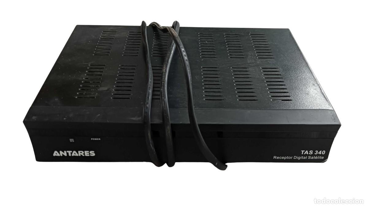 Segunda mano: RECEPTOR DIGITAL DE SAT&Eacute;LITE ANTARES TAS 340 - DOS SCART, V&Iacute;DEO RCA, AUDIO, S/PDIF COAXIAL, RS-232