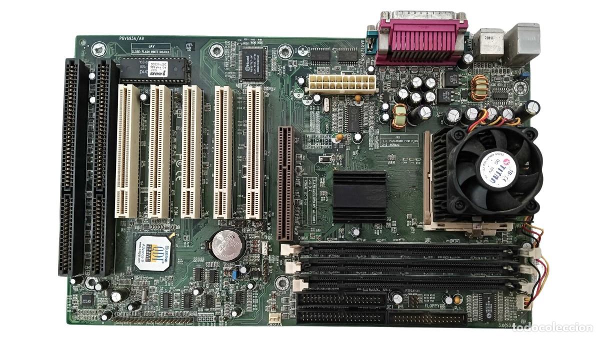 Segunda mano: PLACA BASE QDI ADVANCE 9 (LEGEND QDI) P6V693A/A9 - SOCKET 370 - CON PROCESADOR - 2000/2001