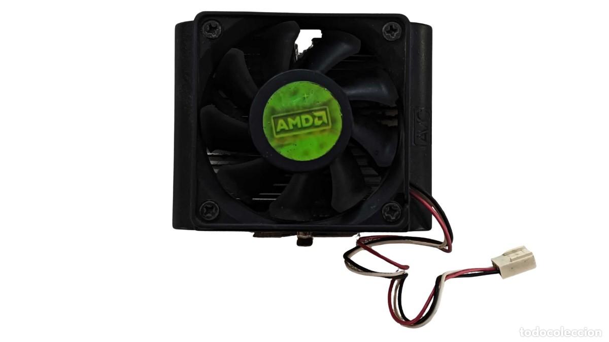 Segunda mano: DISIPADOR CON VENTILADOR AMD ORIGINAL (AVC) PARA SOCKET A / SOCKET 462 - ATHLON, ATHLON XP, DURON