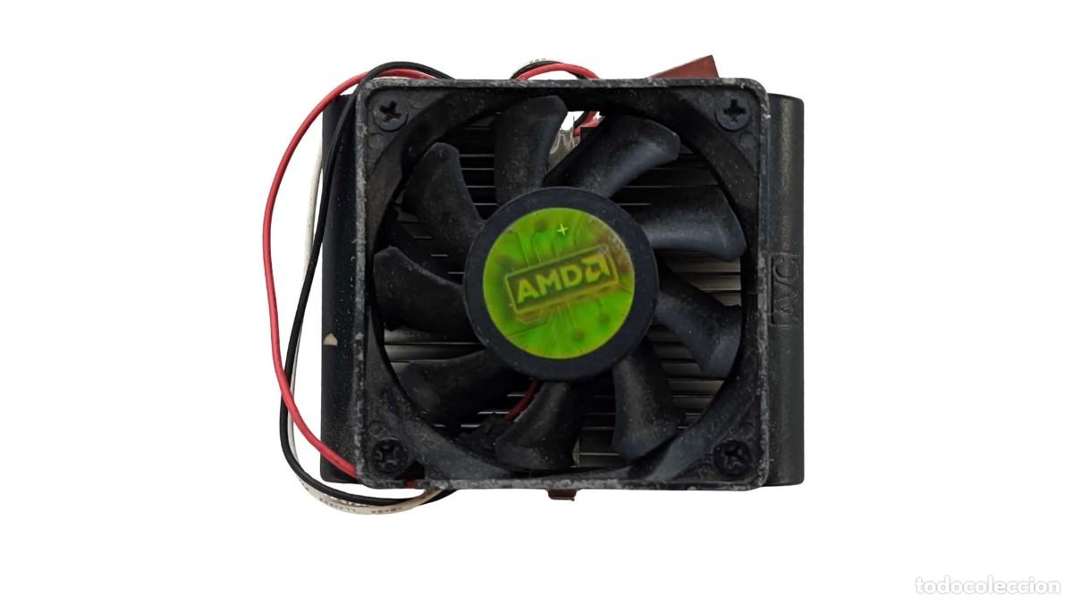 Segunda mano: DISIPADOR CON VENTILADOR AMD ORIGINAL (AVC) PARA SOCKET A / SOCKET 462 - ATHLON, ATHLON XP, DURON