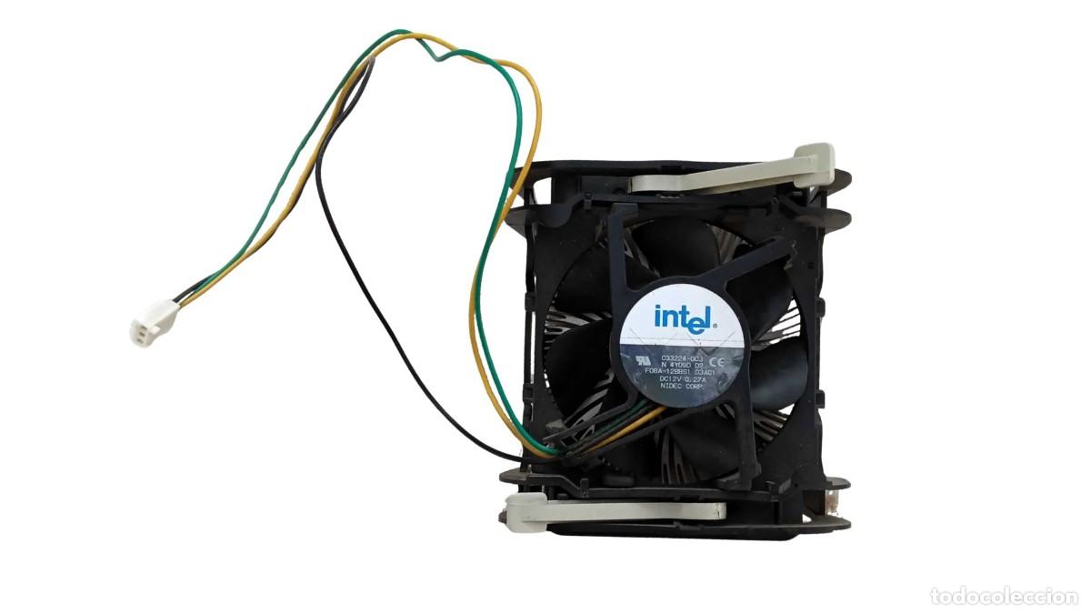 Segunda mano: DISIPADOR CON VENTILADOR INTEL - - SOCKET 478 - PENTIUM 4 Y CELERON - a&ntilde;os 2002-2004