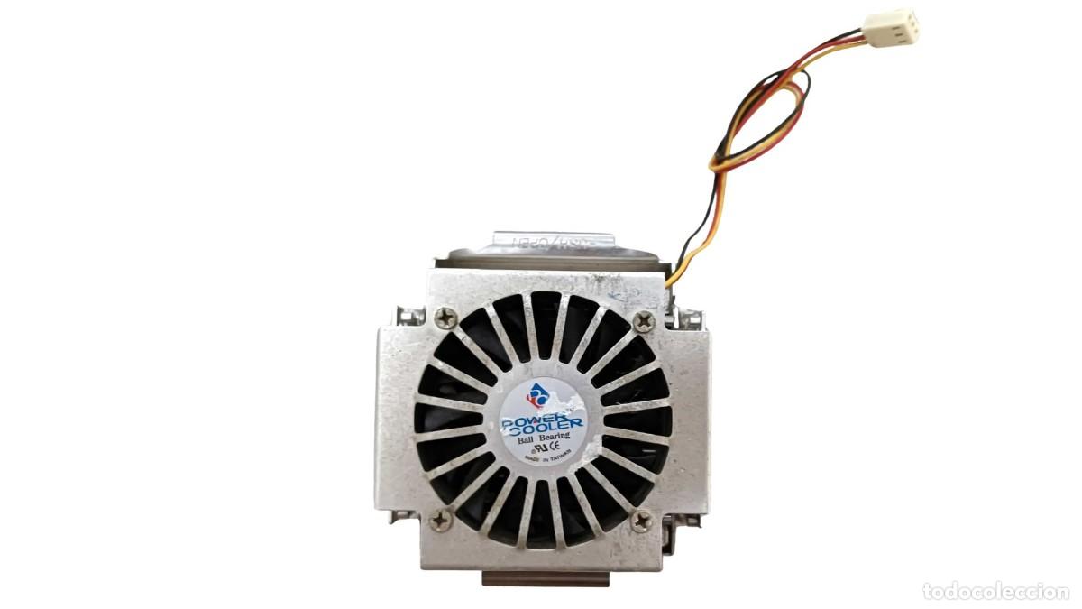 Segunda mano: DISIPADOR CON VENTILADOR POWER COOLER &rdquo;BALL BEARING&rdquo; - SOCKET 370 (PIII Y CELERON - a&ntilde;os 1999-2002