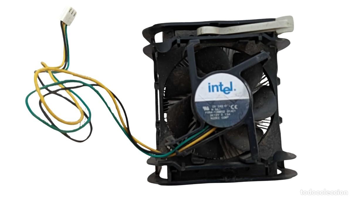 Segunda mano: DISIPADOR CON VENTILADOR INTEL ORIGINAL (NIDEC) - SOCKET 478 - PENTIUM 4 Y CELERON - &Eacute;POCA 2002-2004