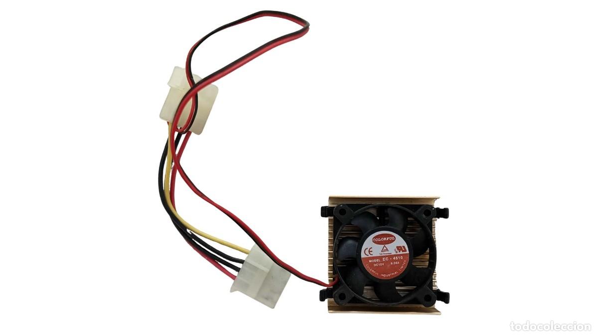Segunda mano: VENTILADOR CON DISIPADOR PARA CPU RETRO &ndash; CPU 486 / SOCKET 7, a&ntilde;os 90