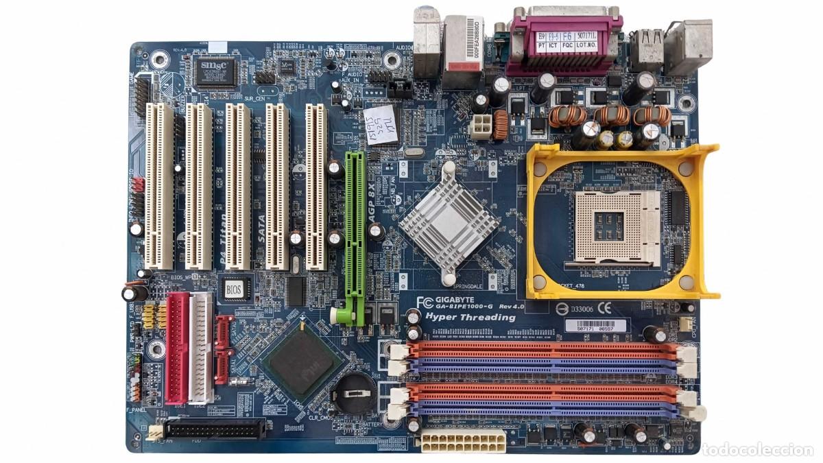 Segunda mano: PLACA BASE GIGABYTE GA-8IPE1000-G REV. 4.0 - SOCKET 478 - PENTIUM 4 / CELERON - &Eacute;POCA 2003-2005