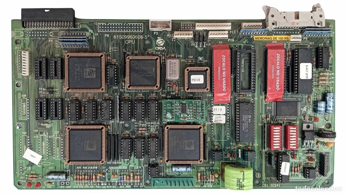 Segunda mano: PLACA CPU CIRSA- M&Aacute;QUINA RECREATIVA / TRAGAPERRAS / BINGO - CIRCUITOS CIRSA PLCC - EPROM S-417